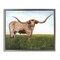 Stupell Industries Beautiful Horns Cattle Floating Frame By Kathy Winkler 